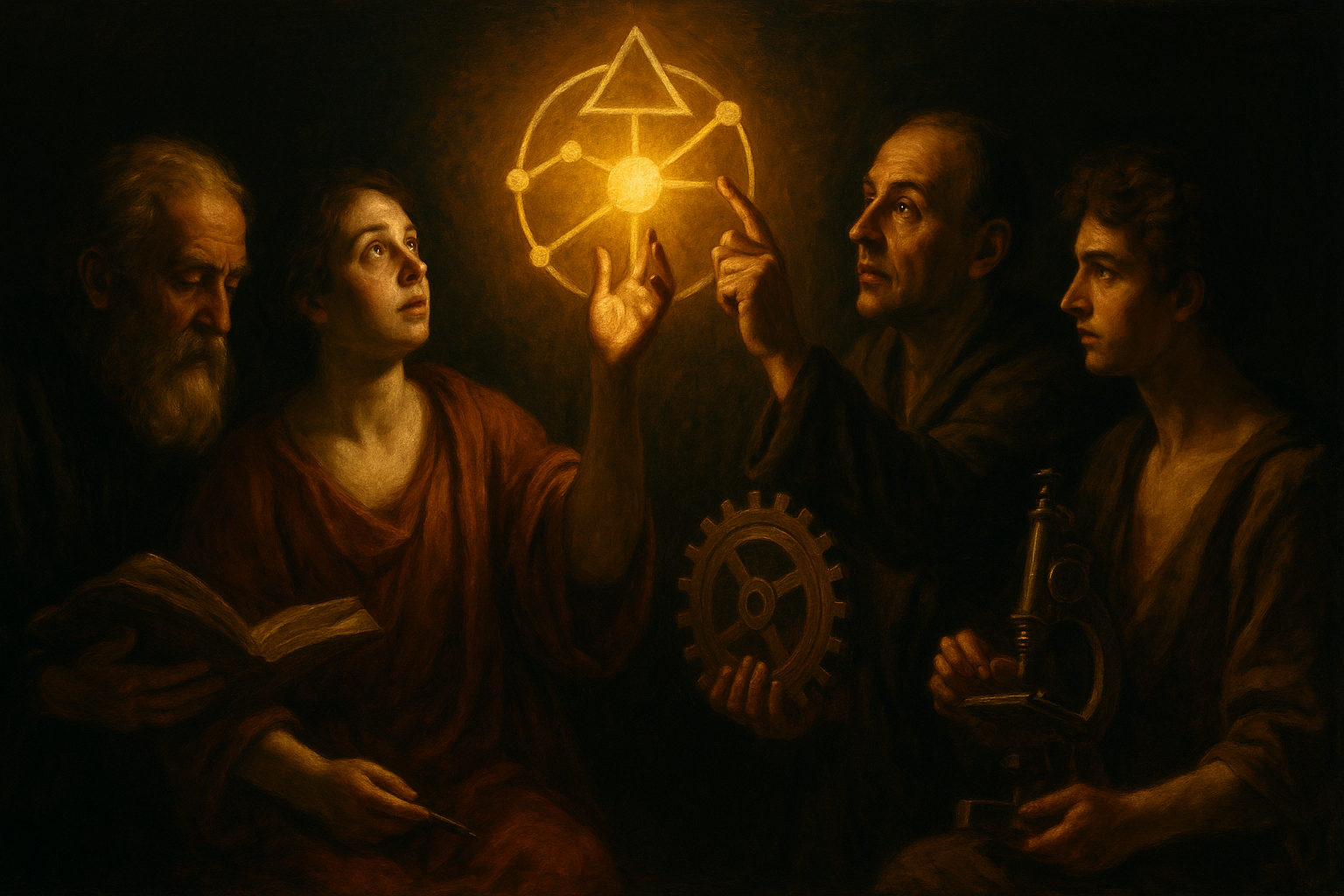 Symbolbild Technik, Wissen und Moderne